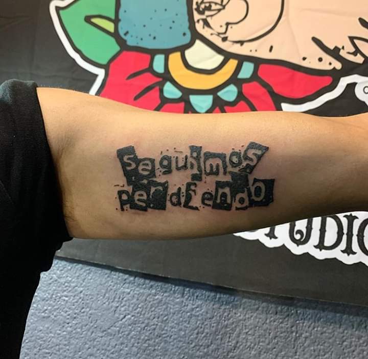 Tatto Seguimos Perdiendo Barra Brava Studio
